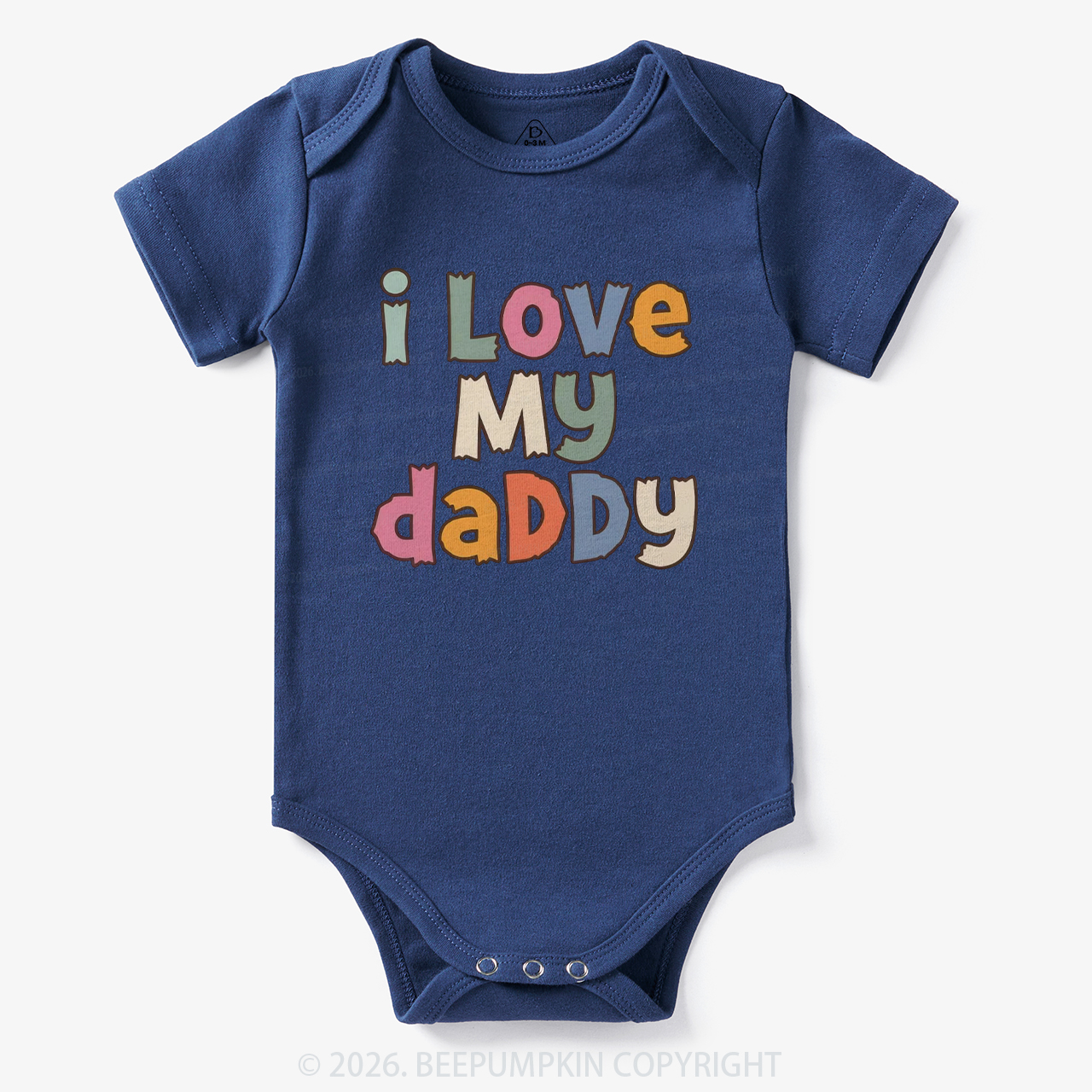 I Love My Daddy Cute Father's Day Bodysuit