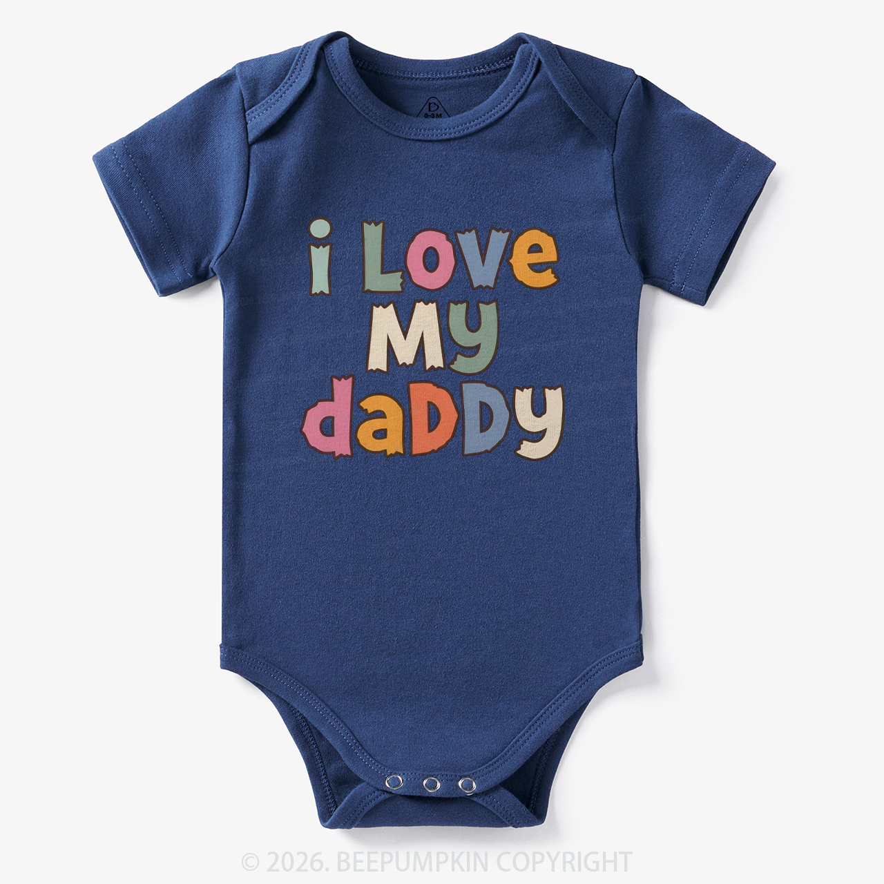 I Love My Daddy Cute Father's Day Bodysuit