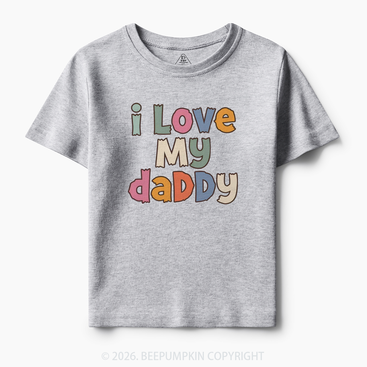 I Love My Daddy Cute Father's Day Toddler&Kid's Tees