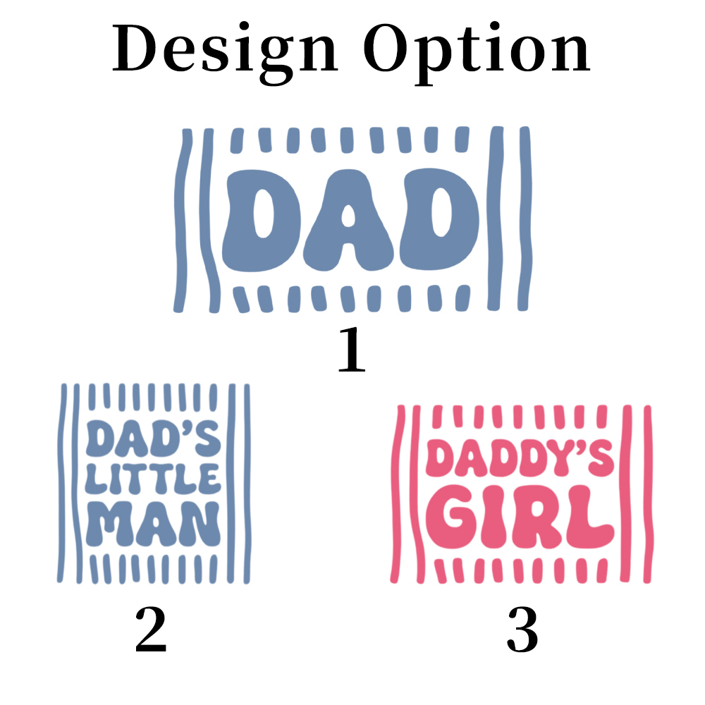 Dad-Dad's Little Man and Daddy's Girl Dad&Me Matching Shirts