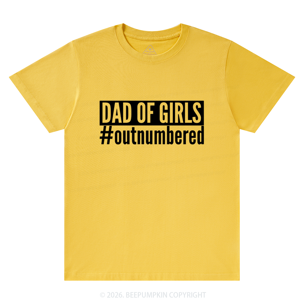 Dad Of Girls Outnumbered T-Shirts