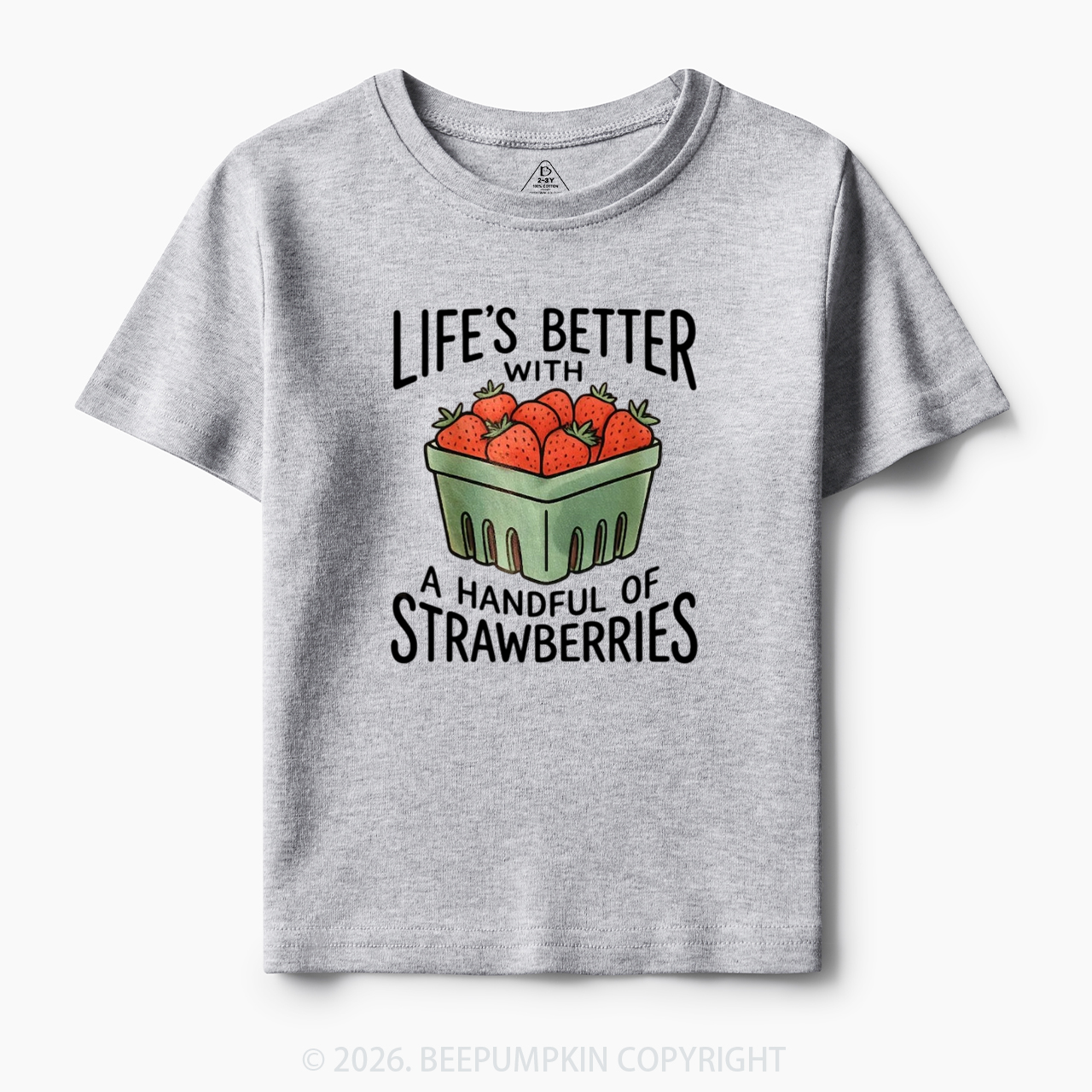 Life's Better With Strawberries Toddler&Kid's Tees