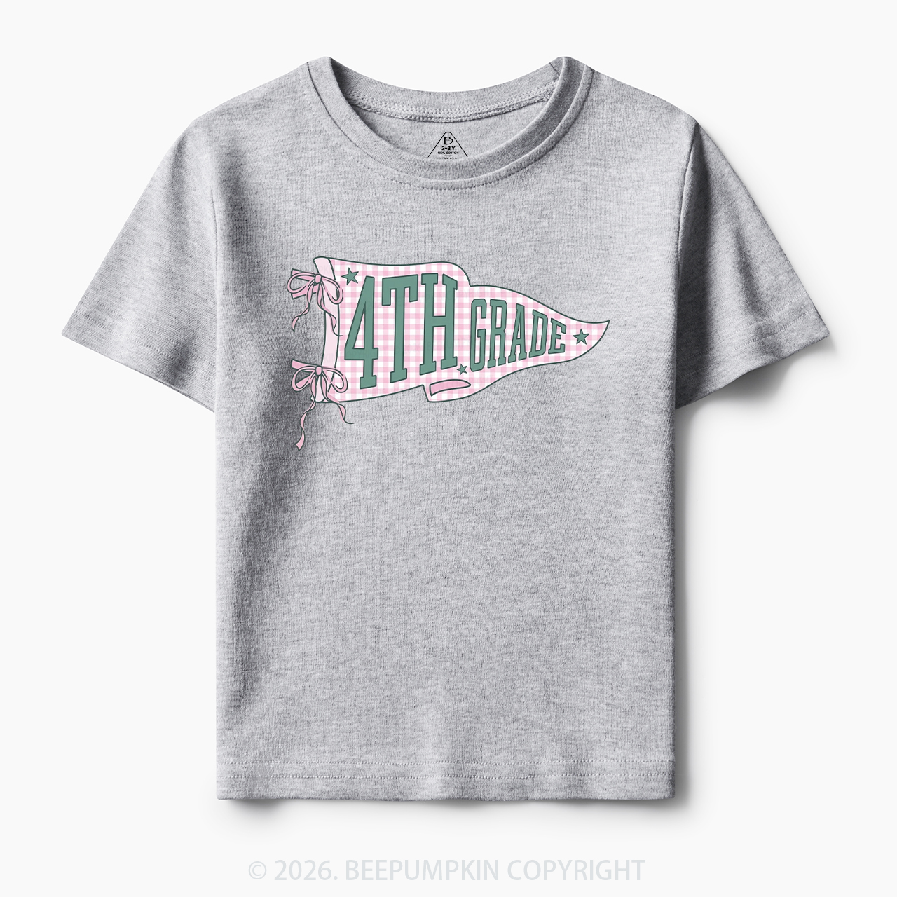 Personalized Pennant Grade Level Team Toddler&Kid's Tees