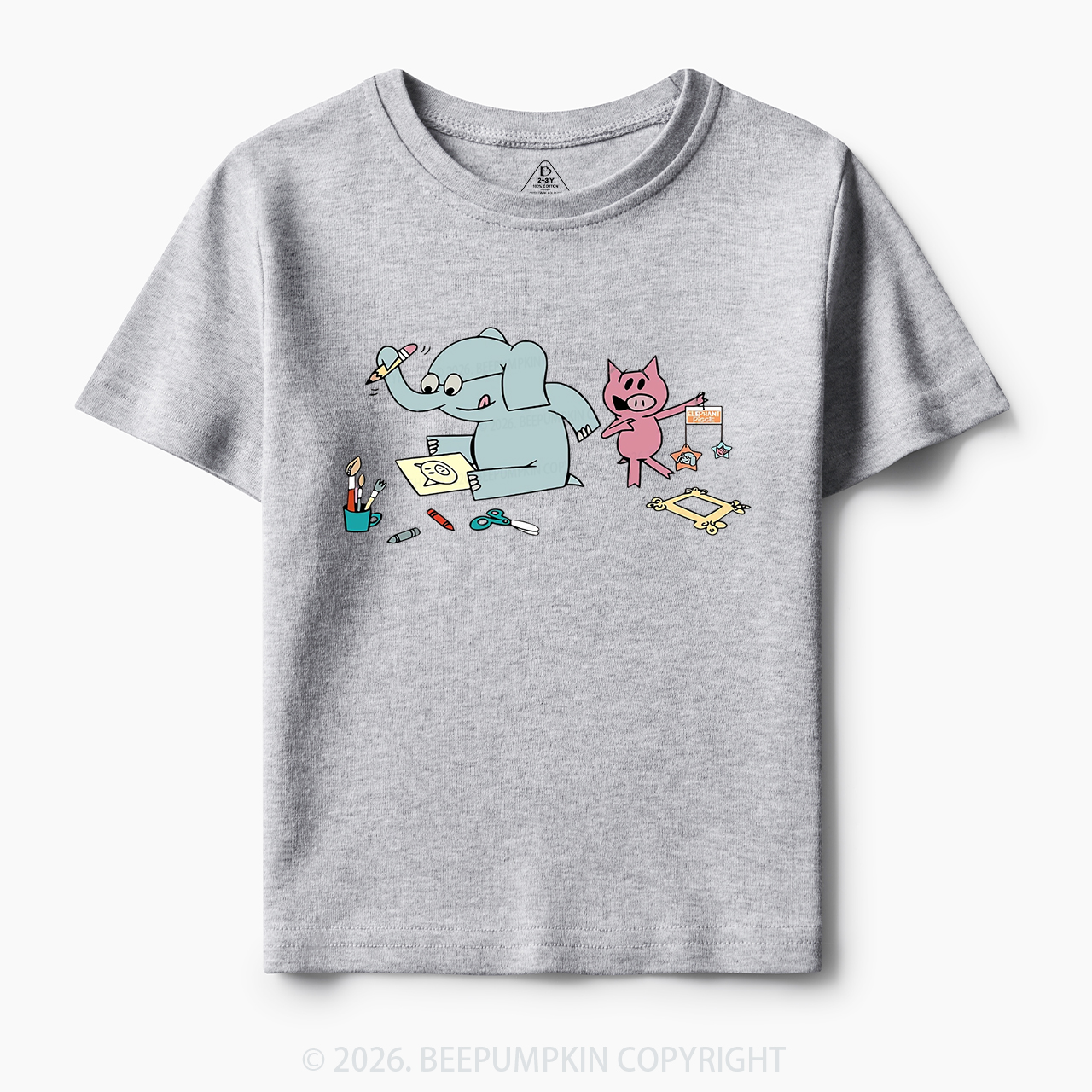 Elephant and Piggie Read More Book Toddler&Kid's Tees