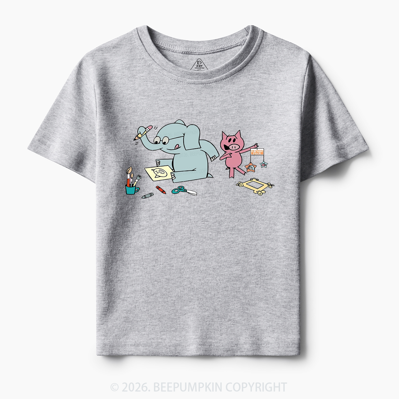 Elephant and Piggie Read More Book Toddler&Kid's Tees