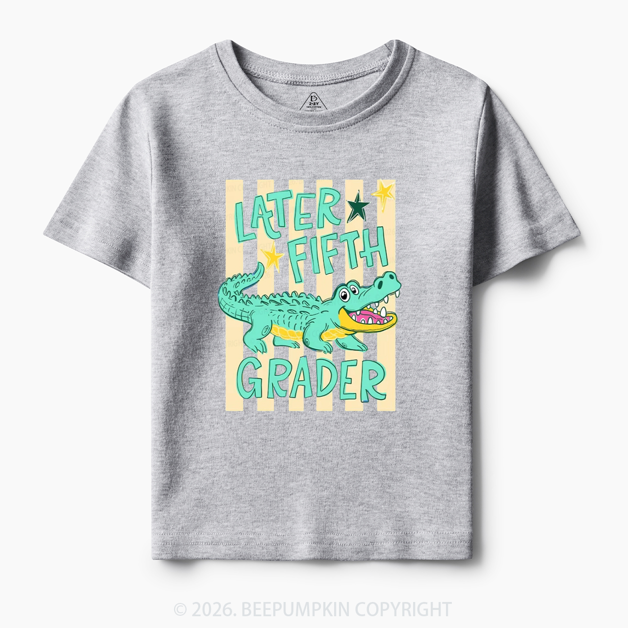 Personalized Grade Later Gator Toddler&Kid's Tees