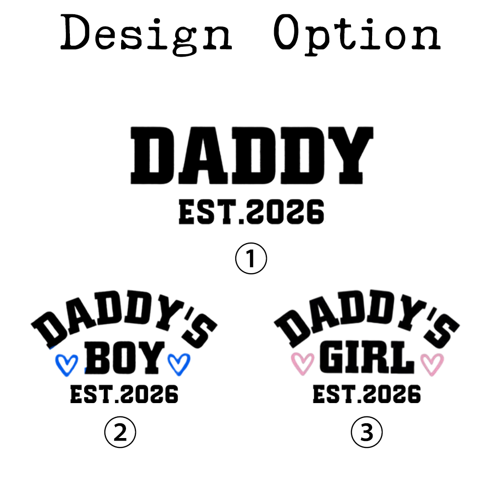 Daddy with Daddy’s Baby Dad&Me Matching Shirts