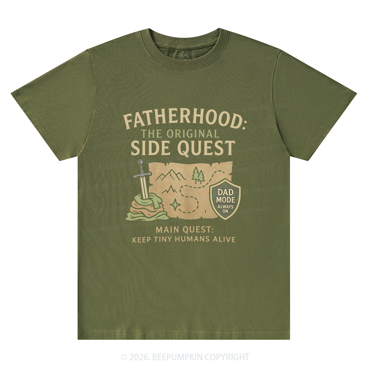 Fatherhood:The Original Side Quest T-Shirts