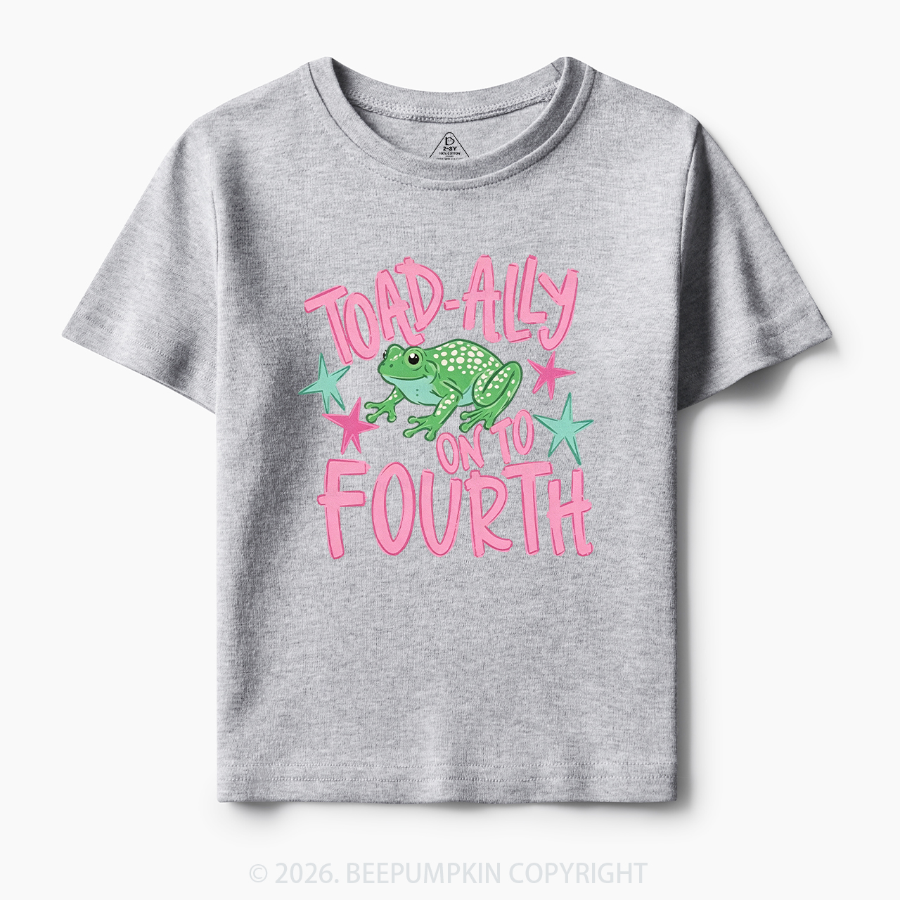 Personalized Toad-ally On To Grade Toddler&Kid's Tees