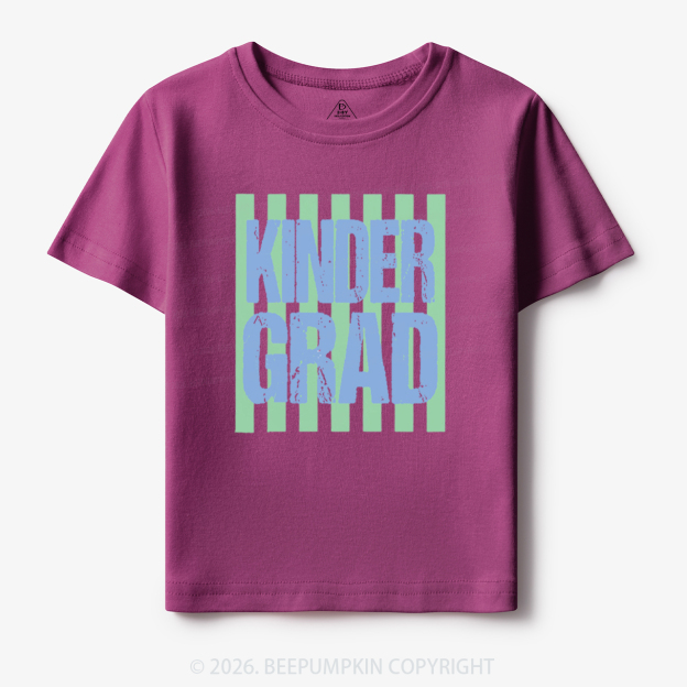 Stripes Kinder Graduation Summer Fun Retro Toddler&Kid's Tees