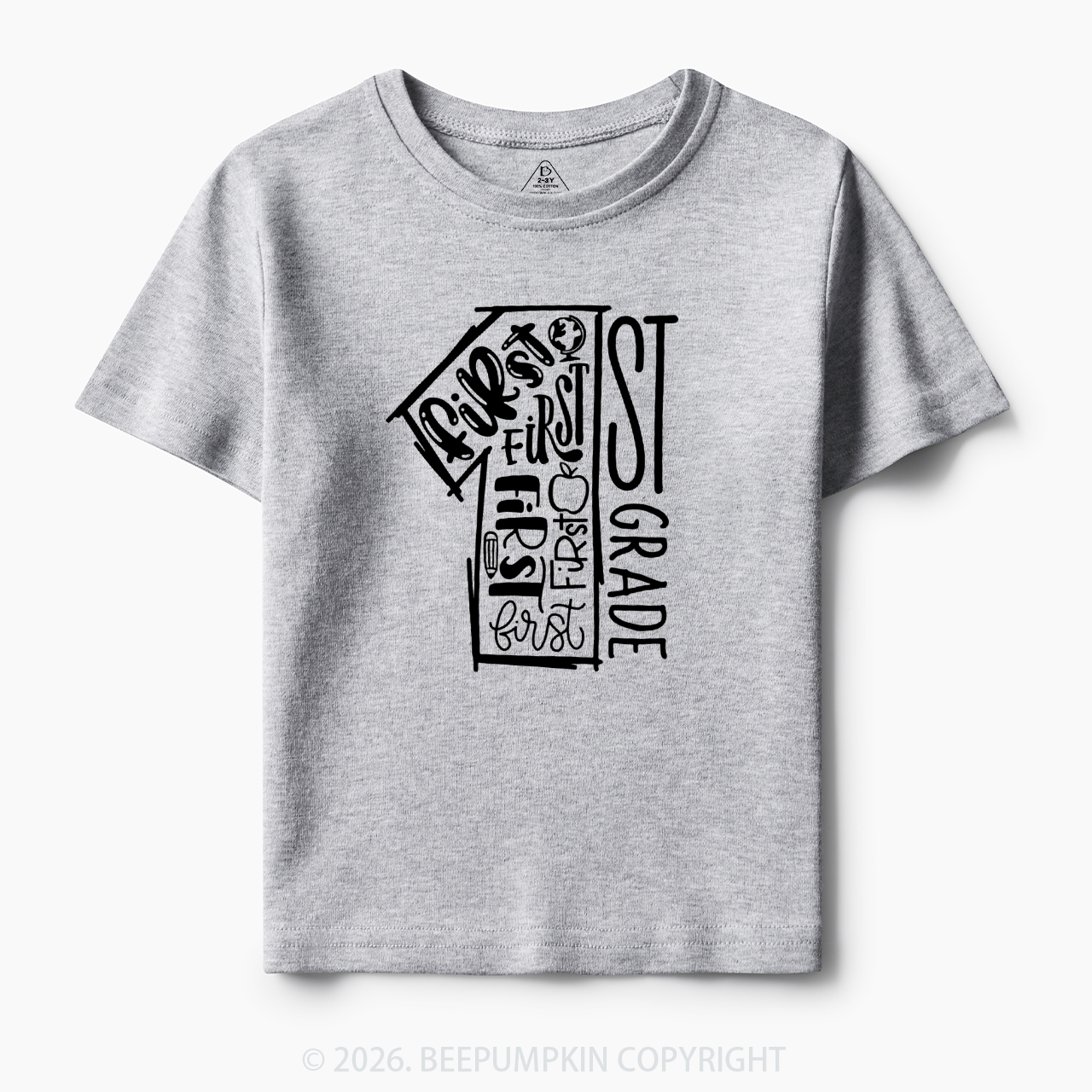 School Doodle Grade Back to School Toddler&Kid's Tees