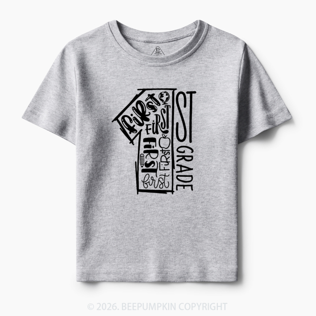 School Doodle Grade Back to School Toddler&Kid's Tees