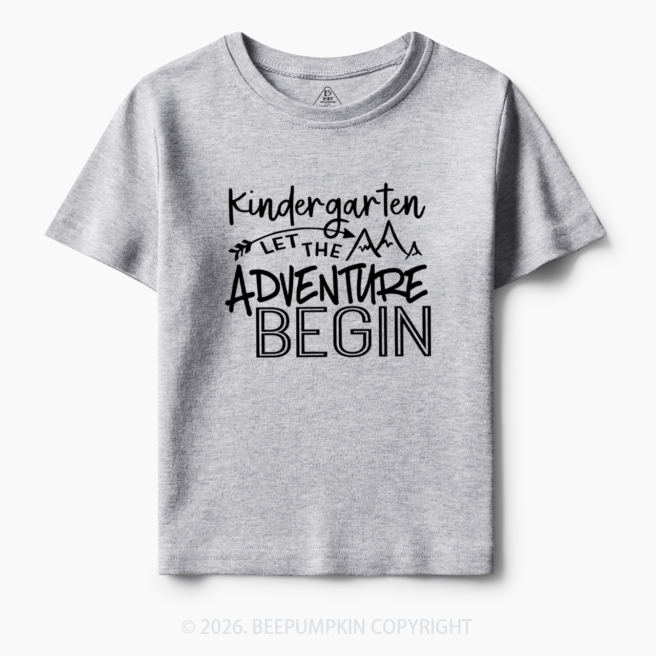 Personalized Kindergarten Let The Adventures Begin Toddler&Kid's Tees