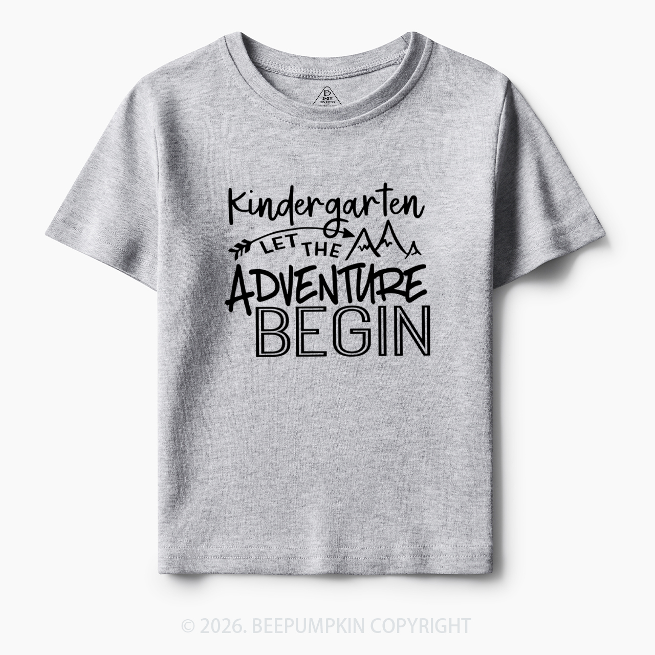 Personalized Kindergarten Let The Adventures Begin Toddler&Kid's Tees