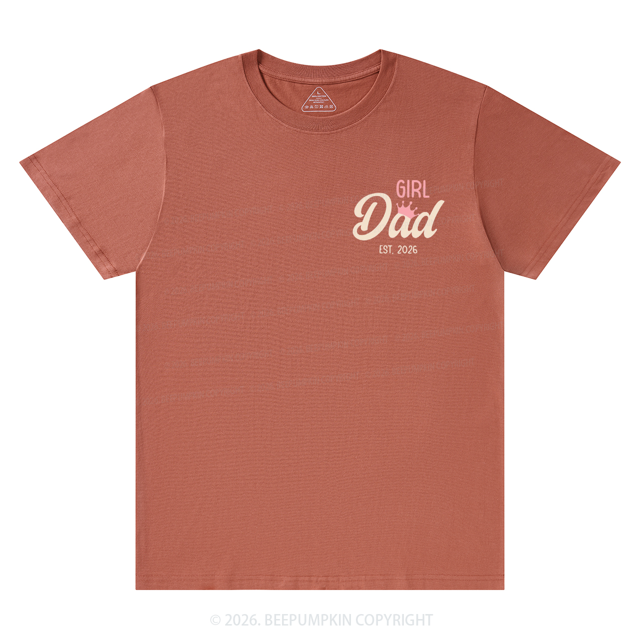Personalized Girl Dad Fathers Day T-Shirts
