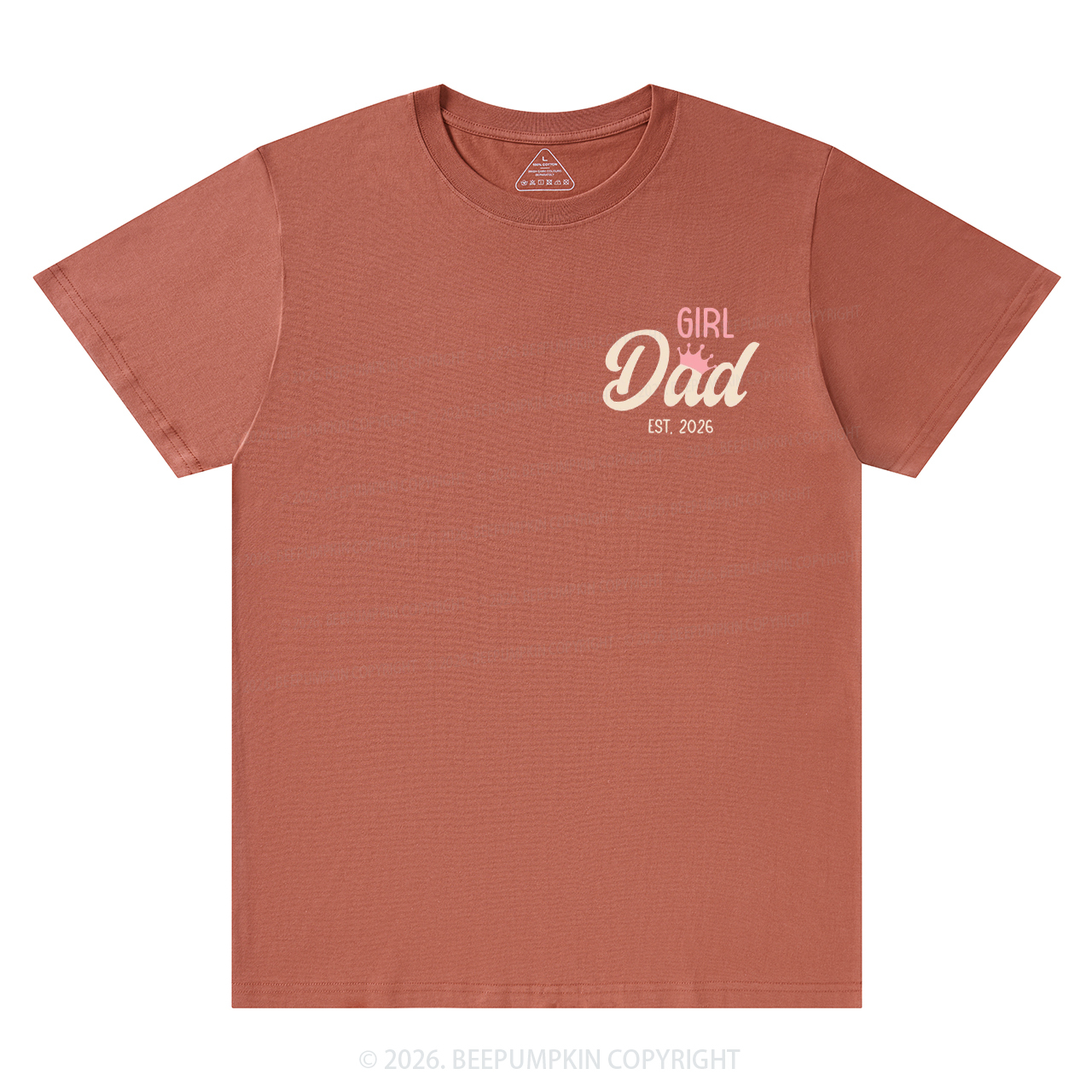 Personalized Girl Dad Fathers Day T-Shirts