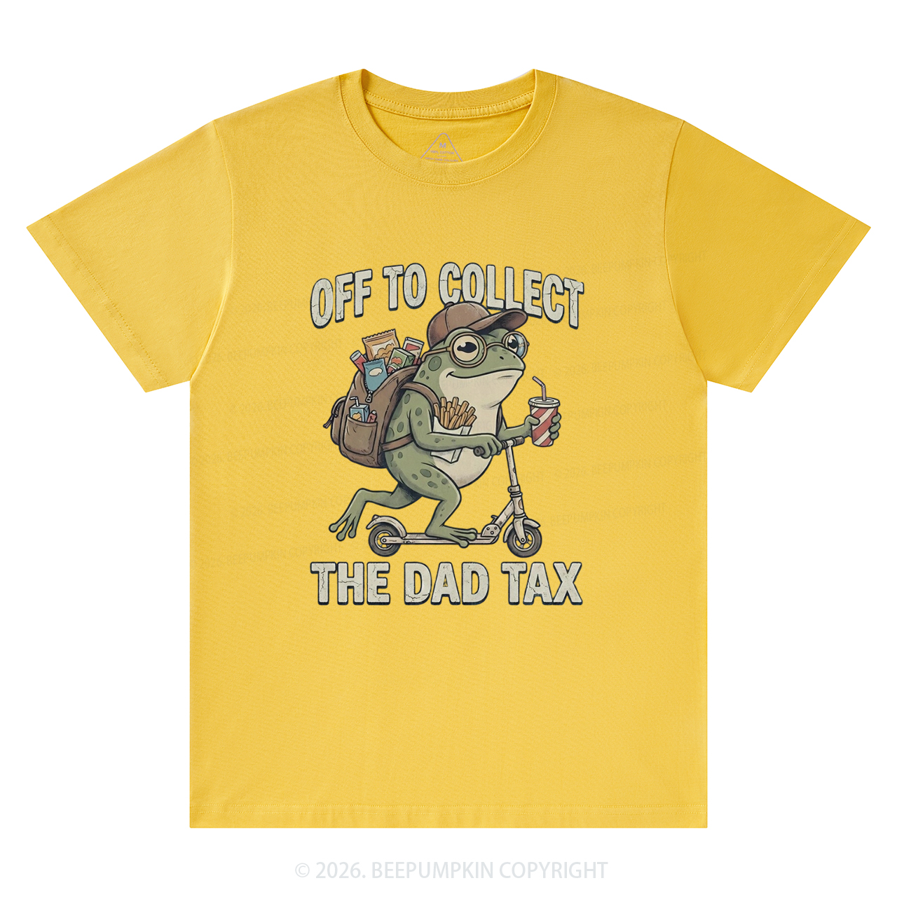 Funny Frog Off To Collect The Dad Tax T-Shirts
