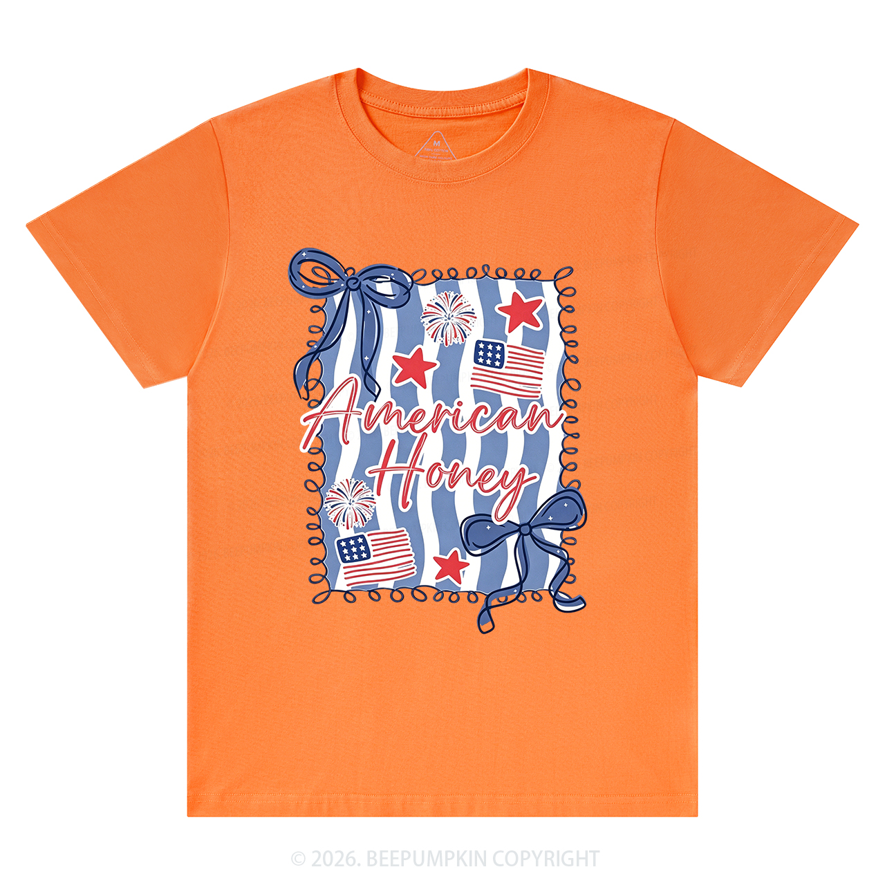 American Honey Flag Bows T-Shirts