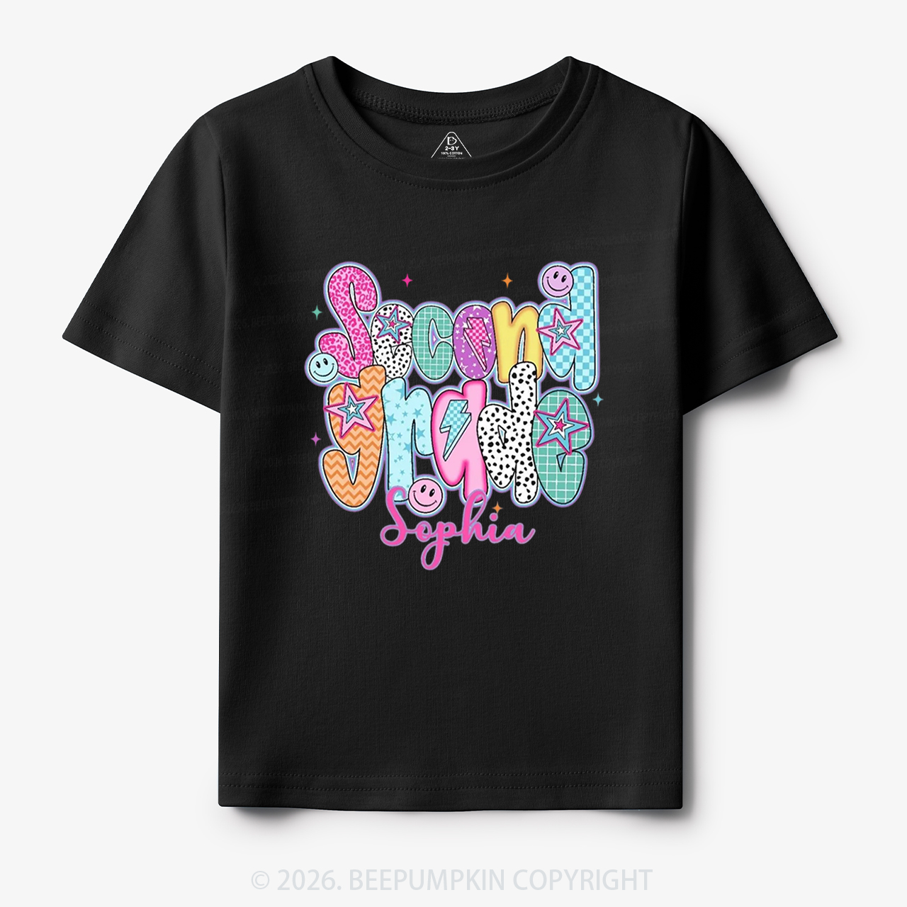 Personalized Retro Grade Back to School Toddler&Kid's Tees
