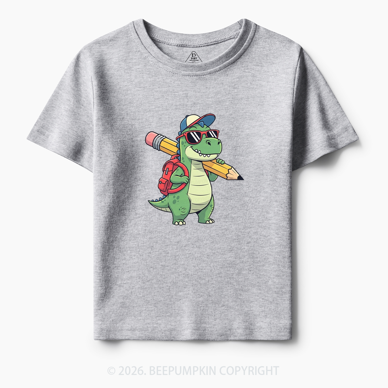 Funny Rex Back to School Dinosaur Toddler&Kid's Tees