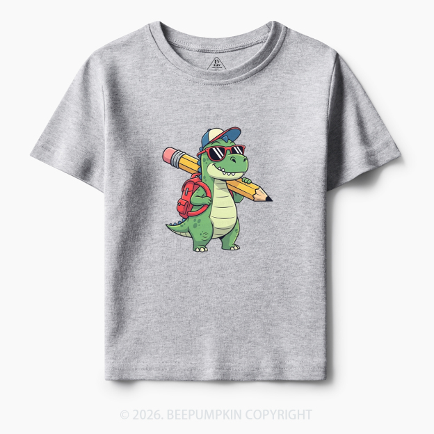 Funny Rex Back to School Dinosaur Toddler&Kid's Tees