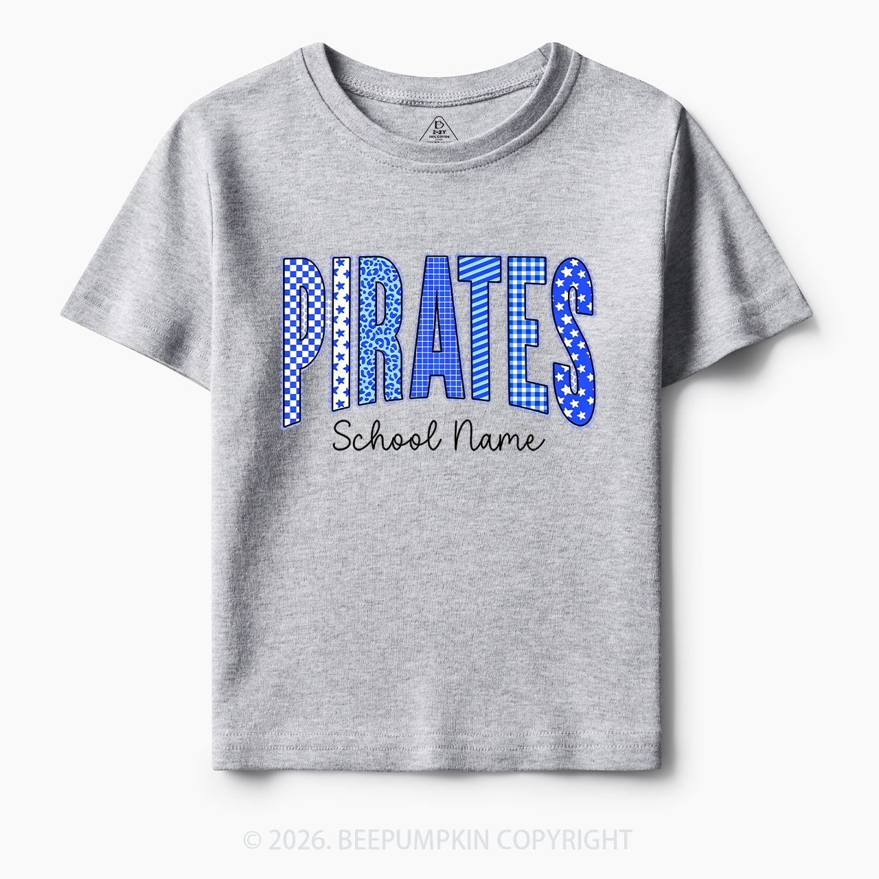 Personalized School Name School Spirit Toddler&Kid's Tees