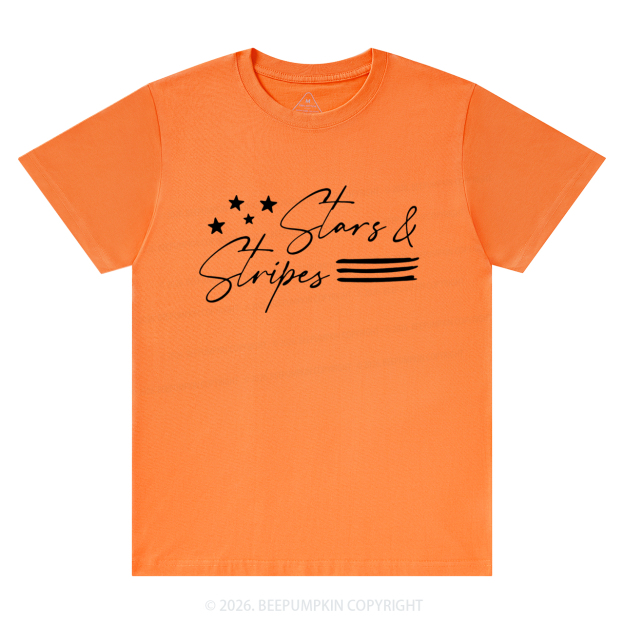 Stars and Stripes Retro American Flag T-Shirts