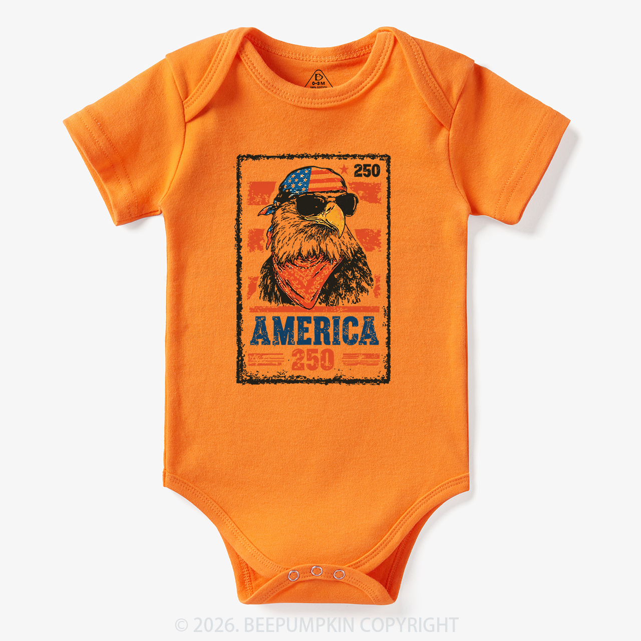 250th American Eagle 4th of July Bodysuit