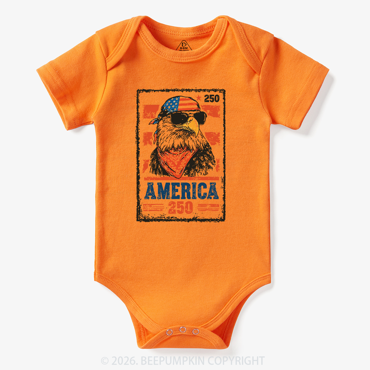 250th American Eagle 4th of July Bodysuit