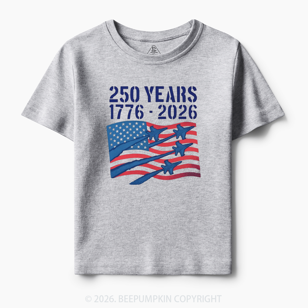 250 Years 1776-2026 America Patriotic Toddler&Kid's Tees