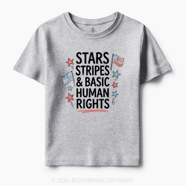 Stars Stripes Patriotic 4th Of July Toddler&Kid's Tees