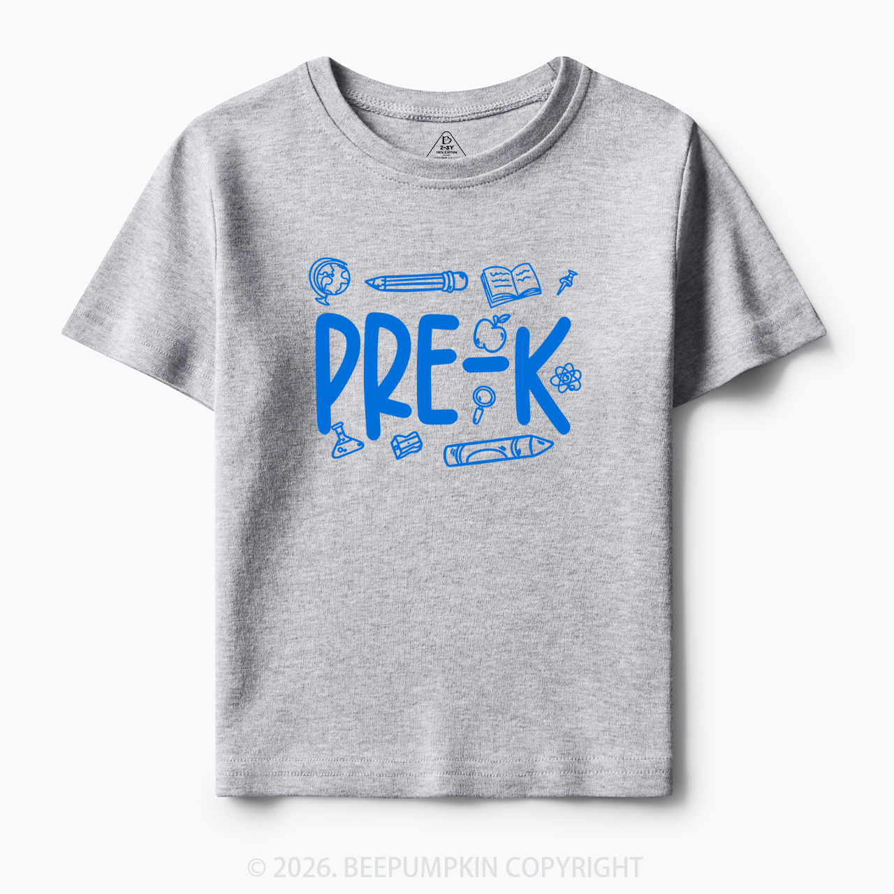 Personalized Preppy Back To School Doodles Toddler&Kid's Tees