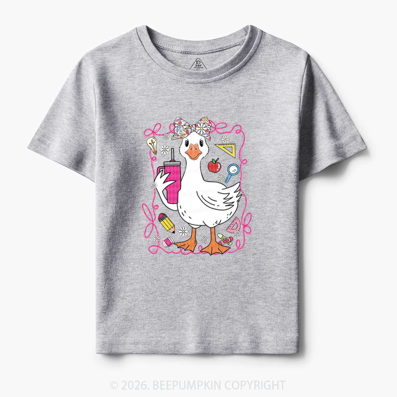 Coquette Silly Goose Back To School Toddler&Kid's Tees