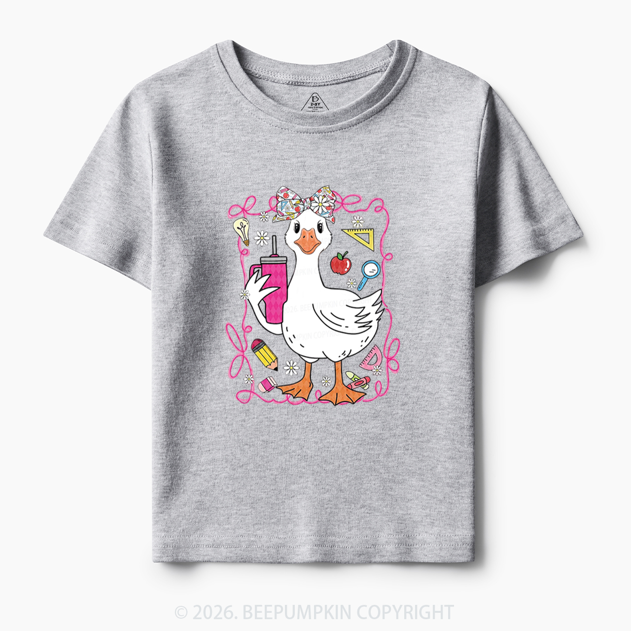 Coquette Silly Goose Back To School Toddler&Kid's Tees