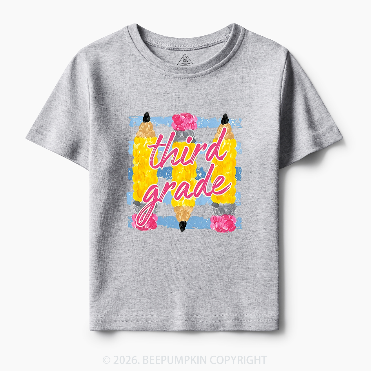Personalized Grade Colors Stripes Back to School Toddler&Kid's Tees