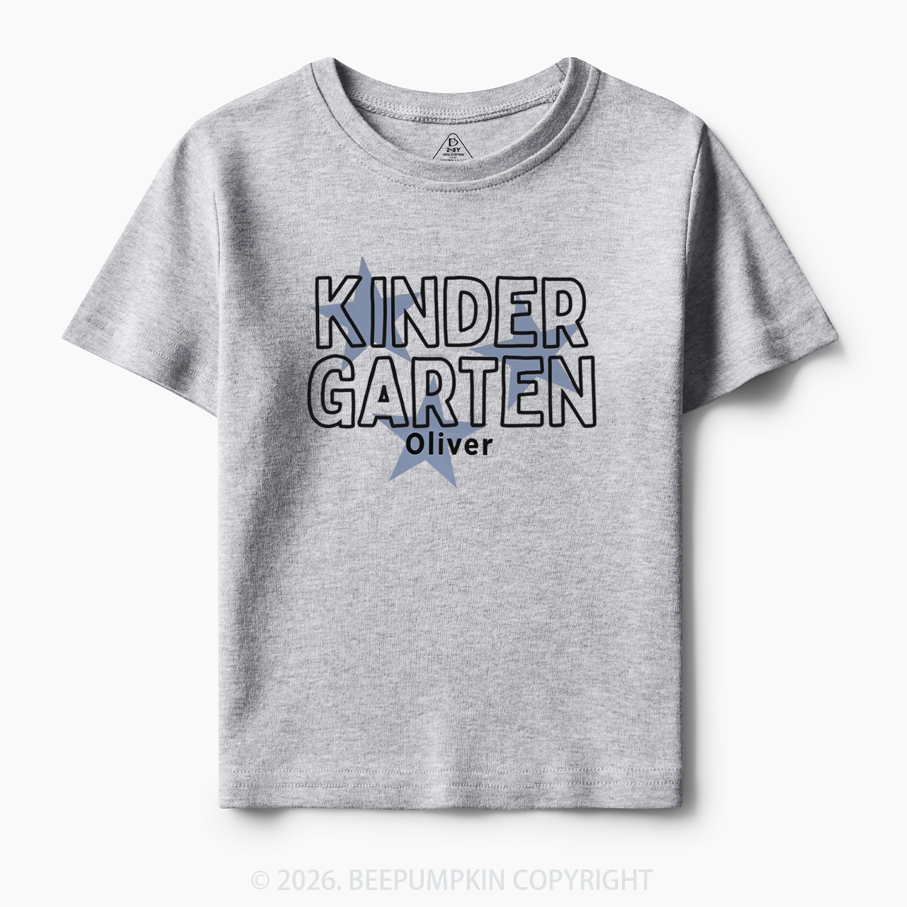 Personalized Kindergarten Star Back to School Toddler&Kid's Tees
