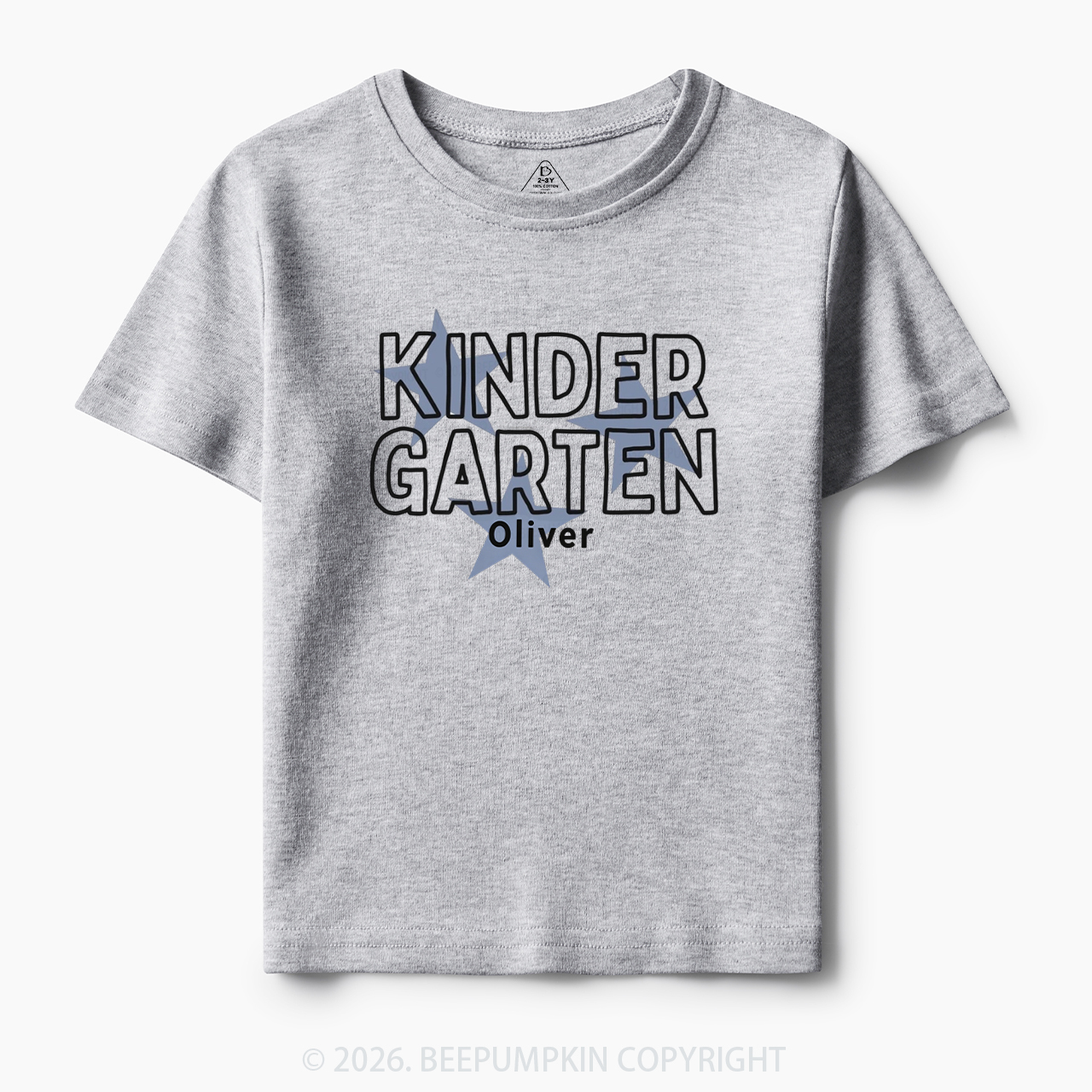 Personalized Kindergarten Star Back to School Toddler&Kid's Tees