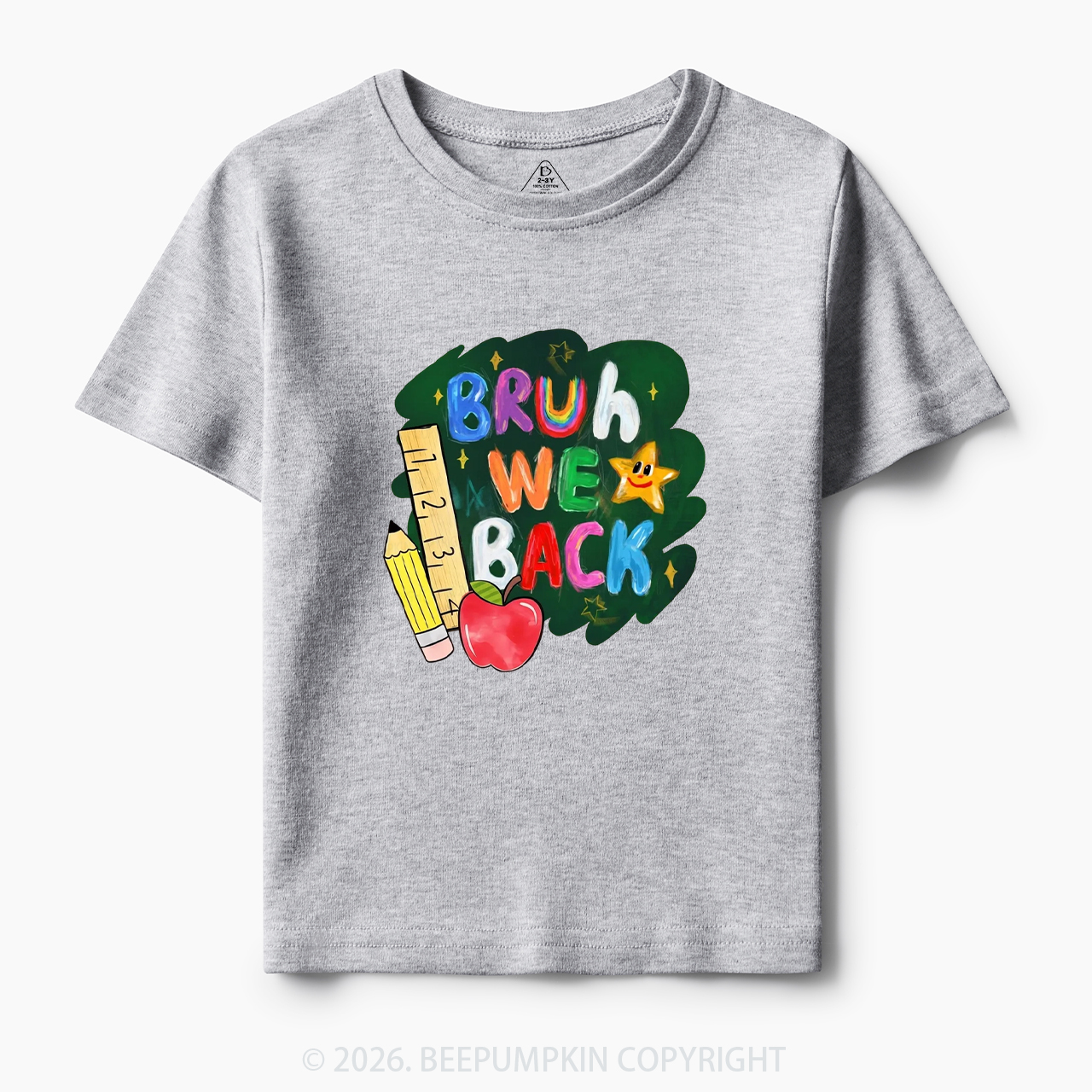 Bruh We Back Funny Back to School Toddler&Kid's Tees