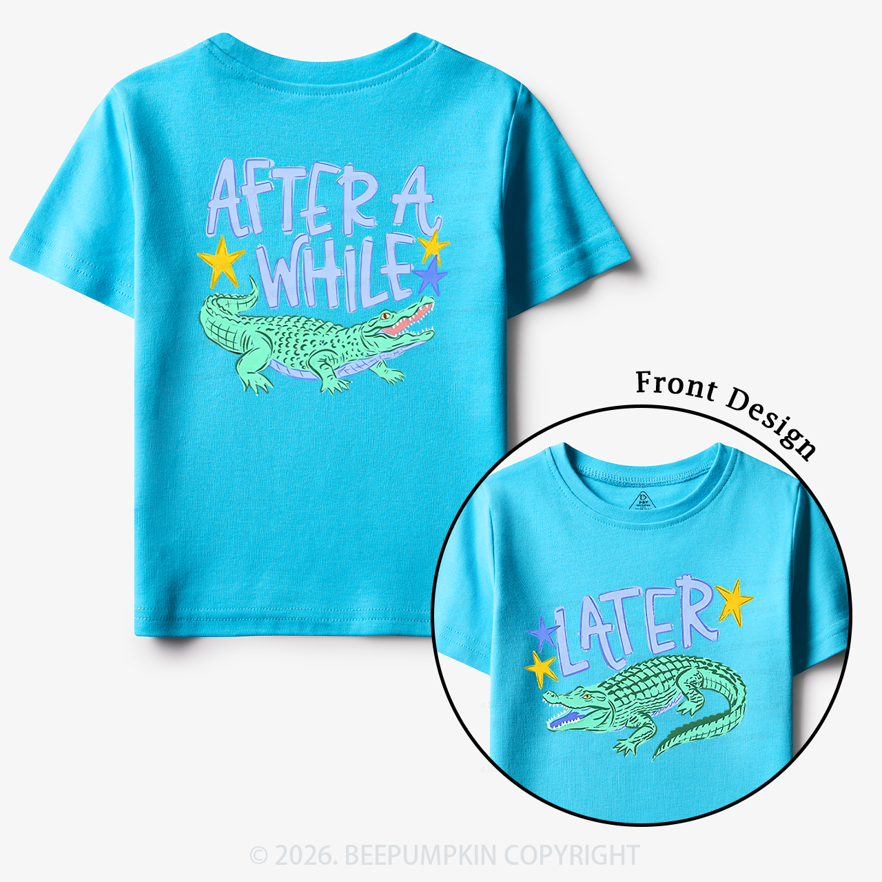 Later Gator After A While Crocodile Toddler&Kid's Tees