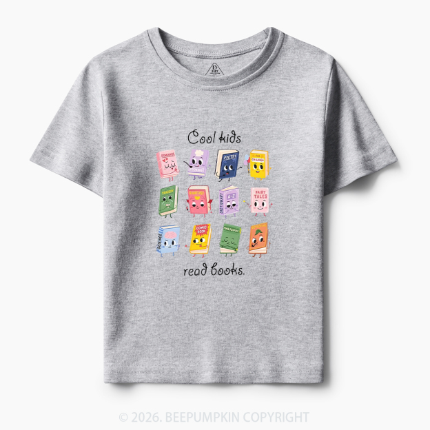 Cool Kids Read Books Back To School Toddler&Kid's Tees