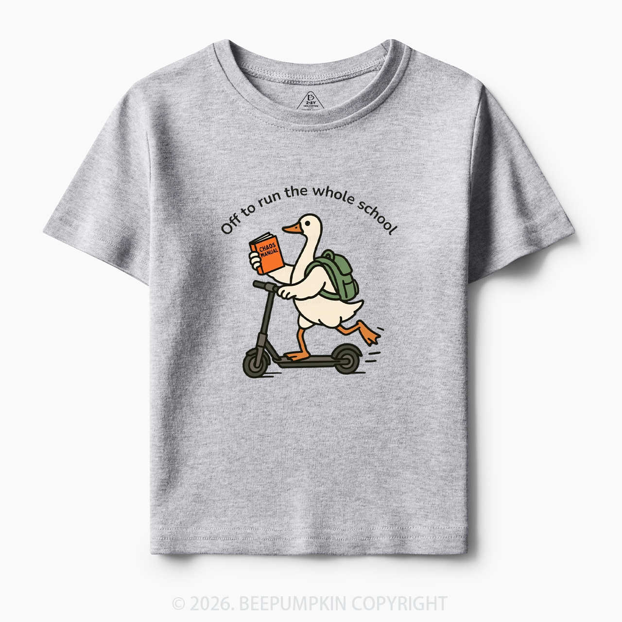 Off to Run the Whole School Funny Back To School Toddler&Kid's Tees
