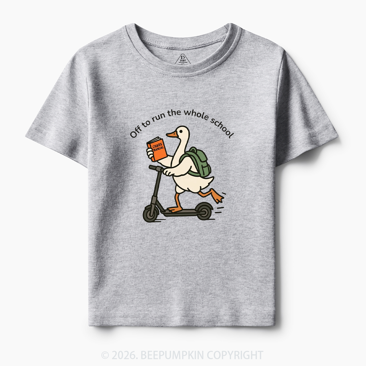 Off to Run the Whole School Funny Back To School Toddler&Kid's Tees