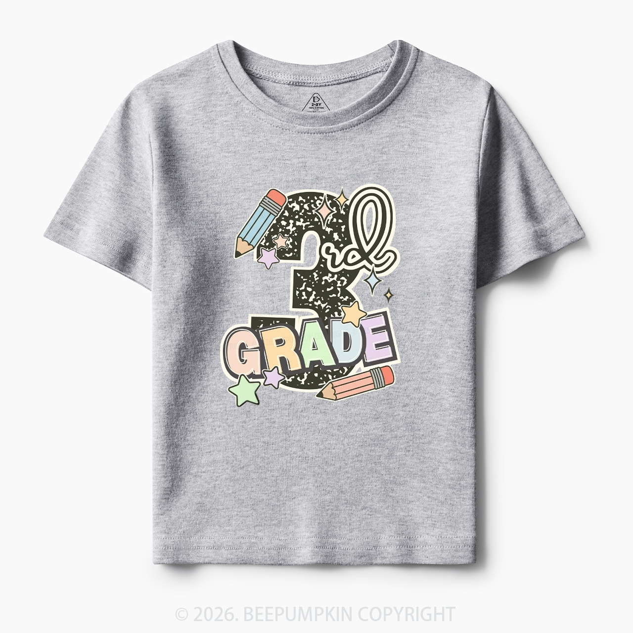 Third Grade Pencil Back To School Toddler&Kid's Tees