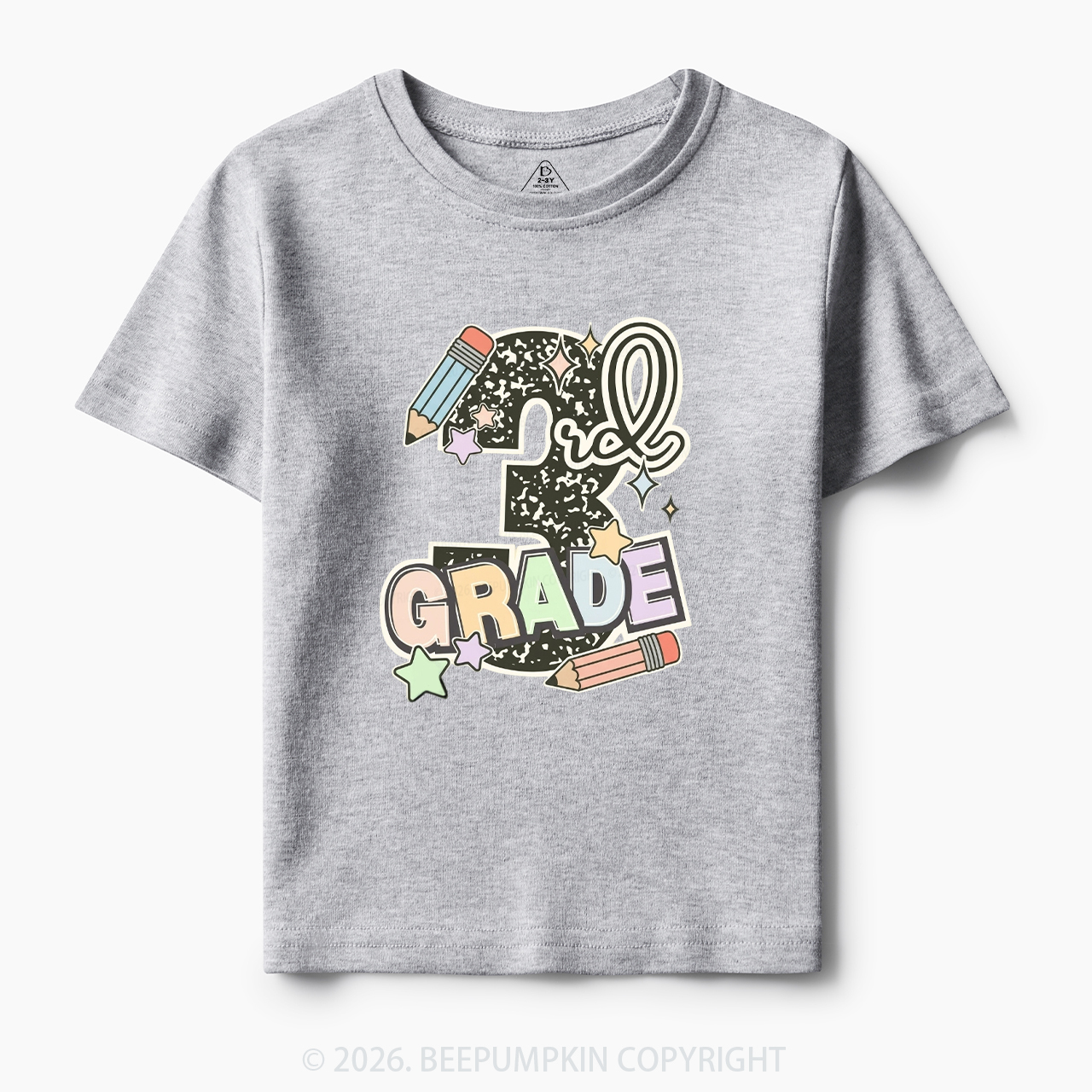Third Grade Pencil Back To School Toddler&Kid's Tees