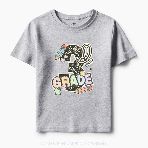 Third Grade Pencil Back To School Toddler&Kid's Tees