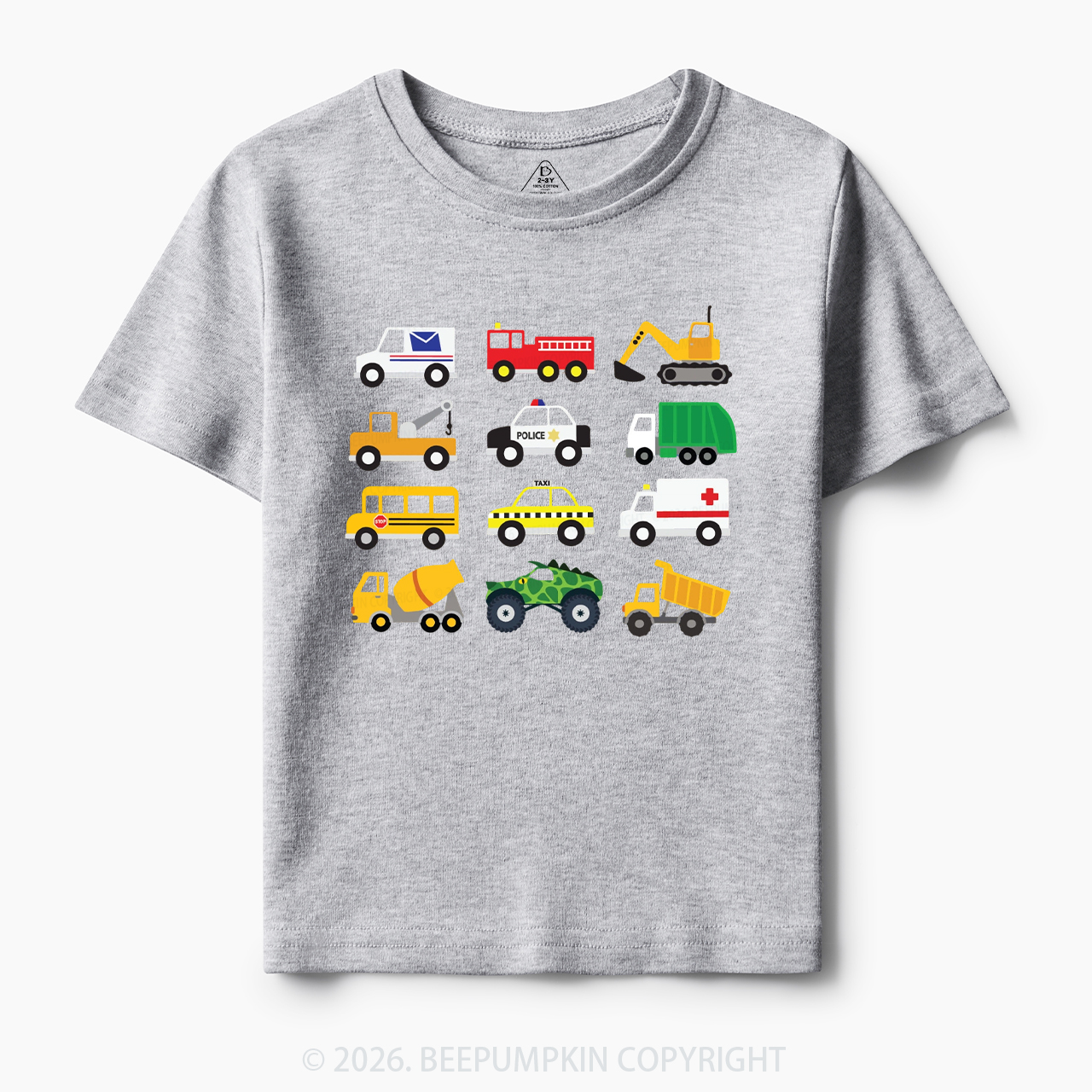 Lots of Trucks Toddler&Kid's Tees