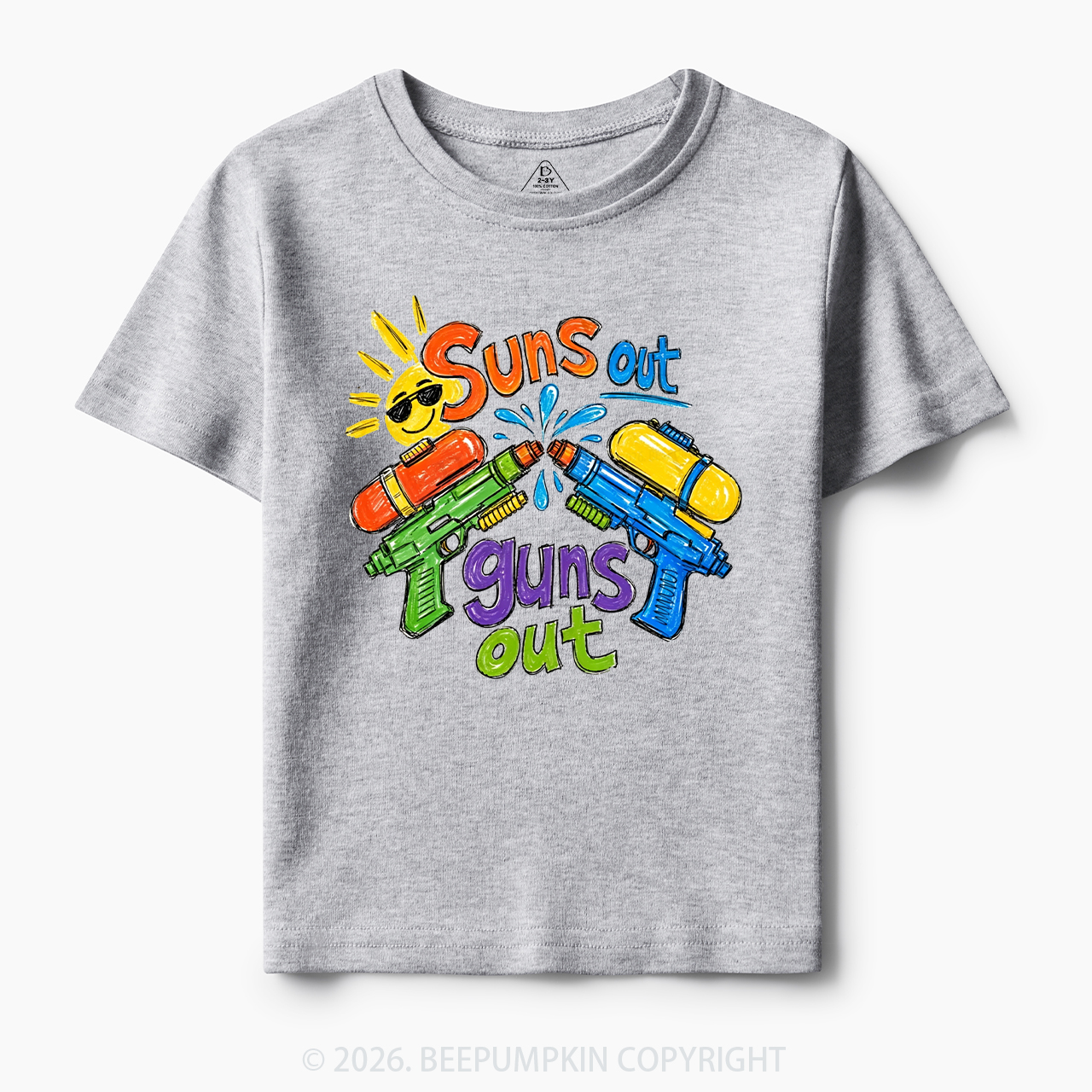 Funny Summer Suns Out Toddler&Kid's Tees