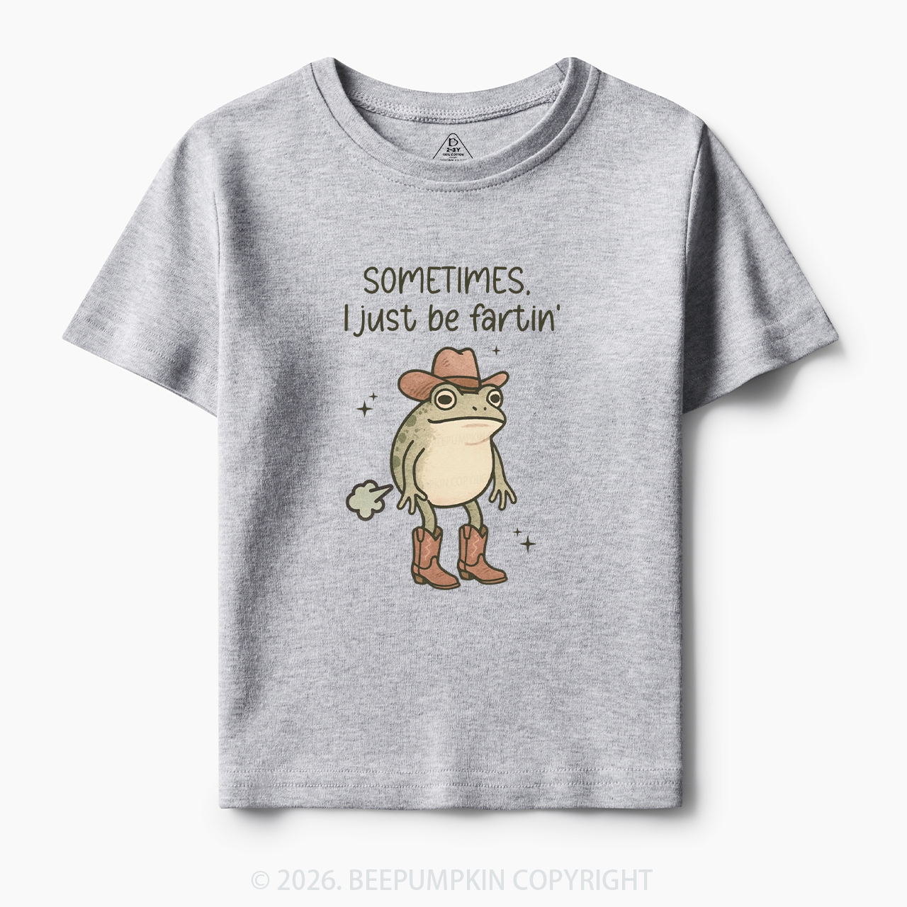Sometimes I Just Be Fartin' Funny Western Toddler&Kid's Tees