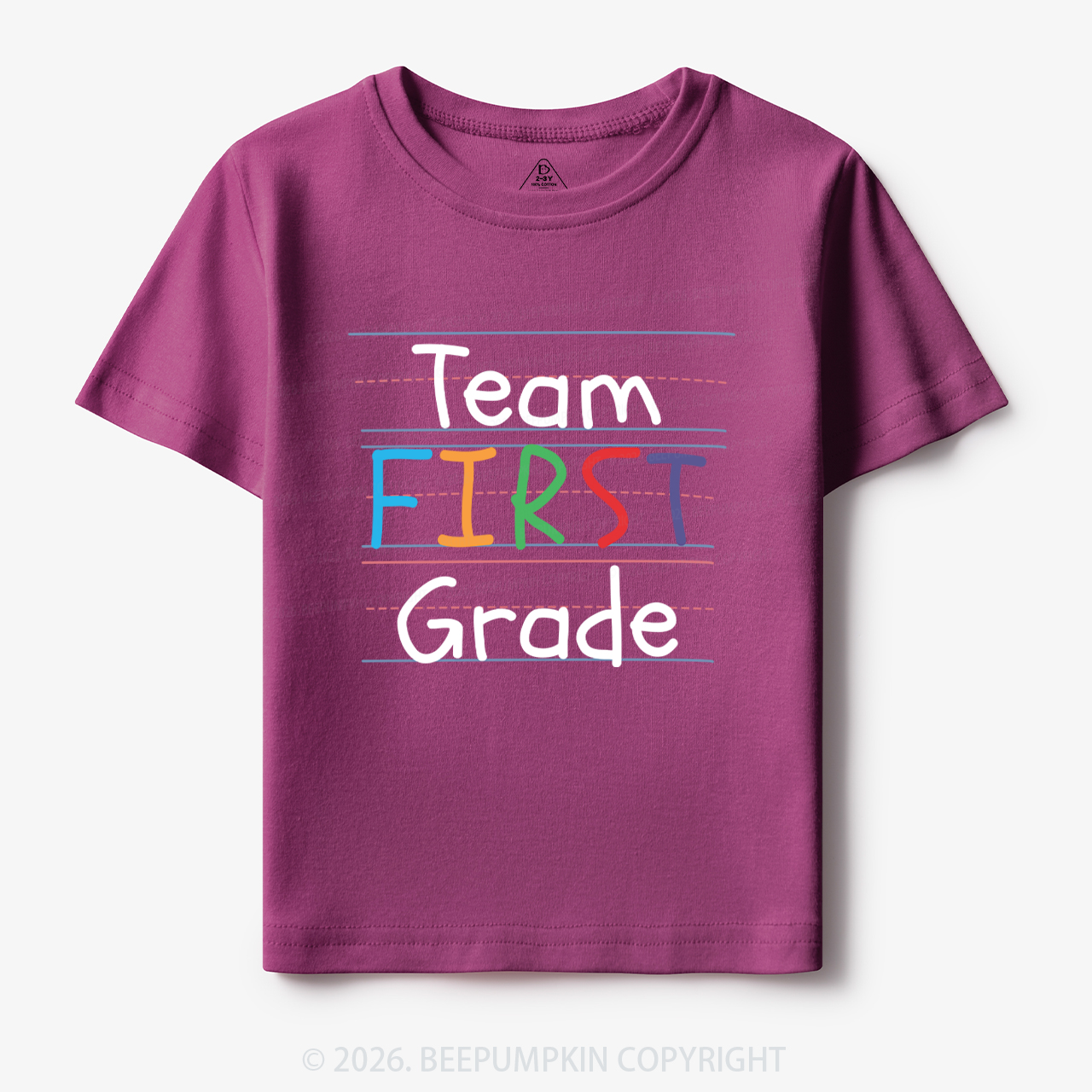 Team First Grade Back To School Kids T-shirts