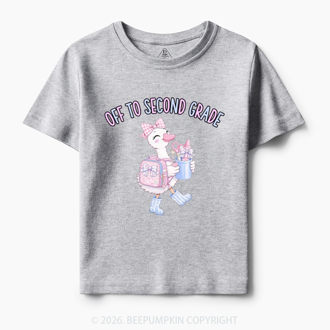 Personalized Off To Grade Back To School Toddler&Kid's Tees